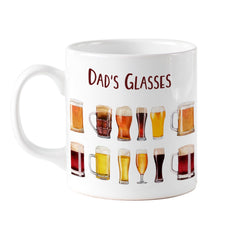 Dad's glasses mug, Funny gift for dad, Father's Day, Daughter/Son gift, Christmas, Keepsake - Pomchick