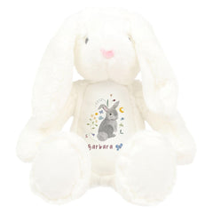 Easter Bunny Soft Toy Custom Name Gift for Kids Baby Girl Boy Toddler Easter Basket Filler Keepsake