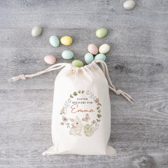 Easter Egg Hunt Sack - Gift for Kids – Bunny Delivery Bag with Custom Name
