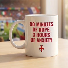 England Football Fan Mug – Funny World Cup 2026 Coffee Mug Gift for Three Lions Supporter Match Day Present