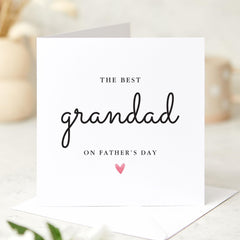 Father’s Day Card for Grandad The Best Grandpa First Fathers Day Gift Card