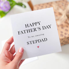 Father’s Day Card for Stepdad Thoughtful Card for a Special Step Father Bonus Dad
