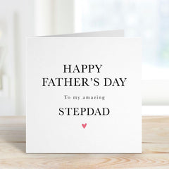 Father’s Day Card for Stepdad Thoughtful Card for a Special Step Father Bonus Dad
