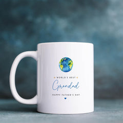 Father's Day Mug for Grandad World's Best Grandad Gift from Grandchild Father's Day Birthday Christmas Keepsake Coffee Cup for Him