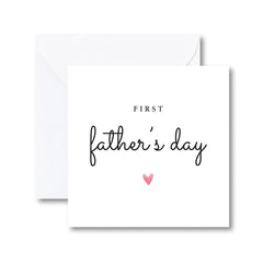 First Father’s Day Card for Dad from Baby or The Bump 1st Fathers Day Keepsake for New Daddy Dada