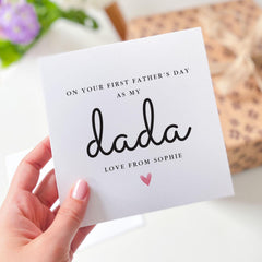 First Father’s Day Card for Dada Cute and Sentimental Card for a New Dad’s 1st Father’s Day Celebration Greeting Card for Daddy