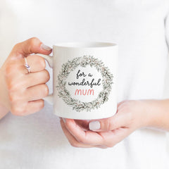 For a wonderful mum mug Gift for mummy mama Mother's Day Christmas Mum's birthday gift Present for new mum at first Christmas