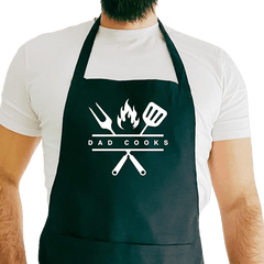 Funny BBQ Apron for Dad The Grillfather Father's Day Gift for Him Husband Grandpa BBQ Lover Joke Gift Idea Dad's birthday Present New Daddy