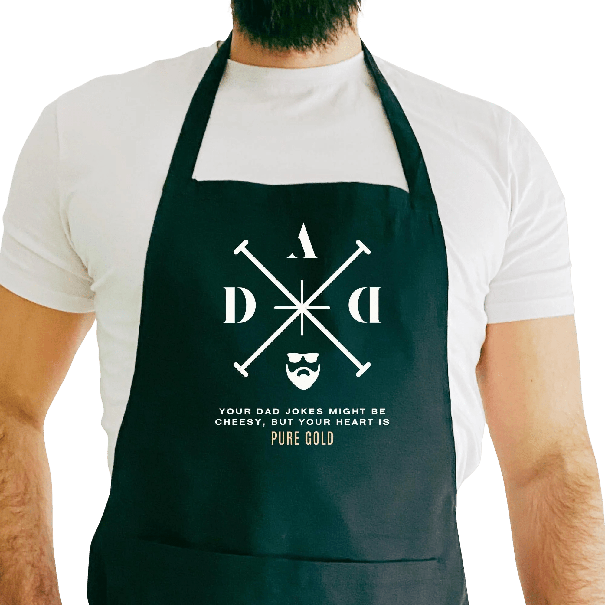Funny Dad Apron Father's Day Gift for Daddy BBQ Apron for First Father’s Day Keepsake Cheesy Dad Joke Cooking Gift Barbecue Lover Dada Gift