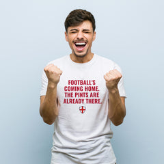 Funny England Football Shirt Football's Coming Home T-Shirt England Fan Gift for Match Day