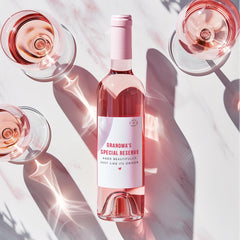 Funny Grandma Wine Label Sticker Grandmas Special Reserve Gift for Nan Wine Prosecco Bottle Sticker for Wine Lover Nan Present