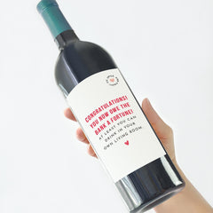 Funny Housewarming Wine Label Gift Congratulations Your New Home New Home Gift for Friend Family Wine Prosecco Bottle Sticker Homeowner Gift