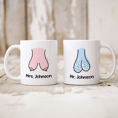 Funny Mr Mrs mug Engagement Gift for Her Him Newlywed Present Wedding Gift for Bride Groom Humour Gift for Wife Husband Fiancee New Home