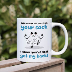 Funny step - dad mug Even though i'm not from your sack. Father's Day gift for stepdad Funny Christmas birthday present Step Dad Step Father