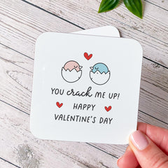 Funny Valentine’s Day Gift – You Crack Me Up Coffee Mug