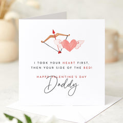 Funnyvalentine's Day Card For New Dad Romantic And Cute Card For Daddy Thoughtful Valentine Gift For Him First Valentines Day Keepsake