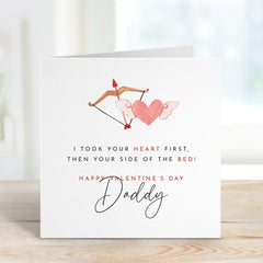 Funnyvalentine's Day Card For New Dad Romantic And Cute Card For Daddy Thoughtful Valentine Gift For Him First Valentines Day Keepsake