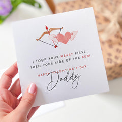 Funnyvalentine's Day Card For New Dad Romantic And Cute Card For Daddy Thoughtful Valentine Gift For Him First Valentines Day Keepsake