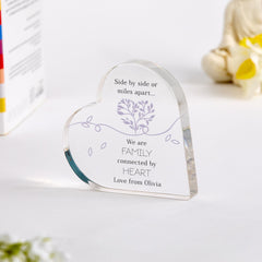 Gift for Family Heartfelt Keepsake Ornament Far Away Long Distance Birthday Christmas Gift for Mum Grandma Sister Cousin Auntie Niece Plaque