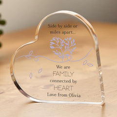 Gift for Family Heartfelt Keepsake Ornament Far Away Long Distance Birthday Christmas Gift for Mum Grandma Sister Cousin Auntie Niece Plaque