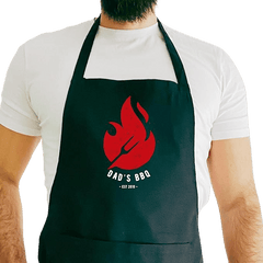 Gift for Him BBQ Apron for Dad Uncle Grandad New Daddy Birthday Christmas Father’s Day Personalised Keepsake Grill Apron Barbecue Lover