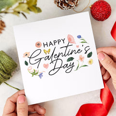 Happy Galentine's Day Card Cute and Floral Greeting Card for Best Friends Sisters, or Your Favourite Ladies