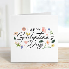 Happy Galentine's Day Card Cute and Floral Greeting Card for Best Friends Sisters, or Your Favourite Ladies