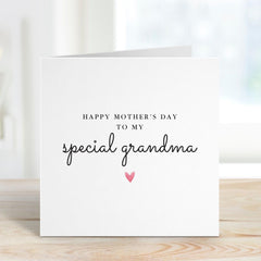 Happy Mother's Day Card for Grandma Thoughtful & Elegant Personalised Card Special Grandmother Gift with Heartfelt Message Nanny Nana Granny