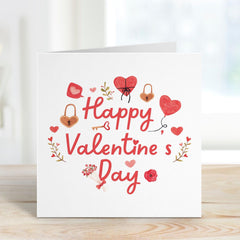 Happy Valentine's Day Card Romantic Greeting for Husband, Wife Boyfriend Girlfriend Partner Perfect Valentine's Gift for Loved Ones