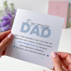 Father's Day Card With Name Gift Card For Daddy Dad Son Daughter 1St Father's Day Daddy Baby Fathers Day Amazing Dad Greeting Card For Dada