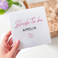 Bride To Be Card With Name Congratulations On Your Wedding Card Newlywed Gift Greeting Cards For Bride With Text Greeting Card