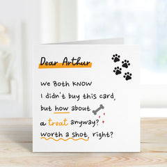 Funny Pet Owner Birthday Card With Name Dog Owners Gift Card Cat Owners Card Happy Father's Day Mother's Day Cat Dog Dad Mum Crazy Cat Lady