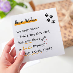 Funny Pet Owner Birthday Card With Name Dog Owners Gift Card Cat Owners Card Happy Father's Day Mother's Day Cat Dog Dad Mum Crazy Cat Lady