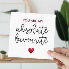 You Are My Favourite Card For Boyfriend Girlfriend Friend Wife Husband Birthday Friendship Greeting Card Valentines Day Anniversary Card