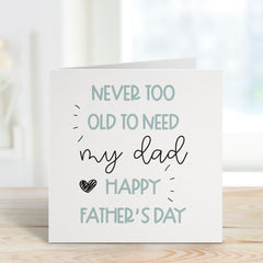 Happy Father's Day Card With Cute Heart Gift Card For Dad Greeting Gift The Best Dad Card Funny Card To My Dad