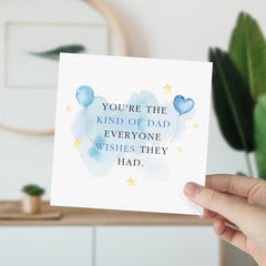 Card For Dad Dad's Birthday New Dad Pregnancy Announcement Happy Father's Day Gift Card The Best Daddy Card Funny Card My Dad Greeting Cards