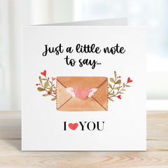 I Love You Card For Her Him Valentine's Day Get Well Soon Card For Husband Wife Boyfriend Girlfriend Birthday Romantic Gift Card Thank You