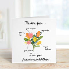 Floral Thank You Card For Friend Girlfriend Wife Mum Teacher Partner Doctor Nurse Vet Grandma Gift Card