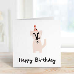 Happy Birthday Card Funny Cute Dog Picture For Him Her Boyfriend Girlfriend Kids For Dog Lover For Pet Owners Greeting Card Dog Owner Card