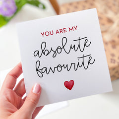 You Are My Favourite Card For Boyfriend Girlfriend Friend Wife Husband Birthday Friendship Greeting Card Valentines Day Anniversary Card