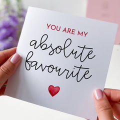 You Are My Favourite Card For Boyfriend Girlfriend Friend Wife Husband Birthday Friendship Greeting Card Valentines Day Anniversary Card