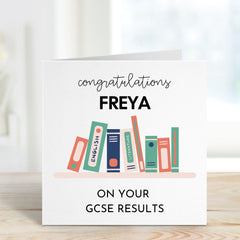 Personalised Gcse Result Congratulations Card With Name On Your Gcse Exam Results For Her Him Son Daughter Nephew Grandson Granddaughter