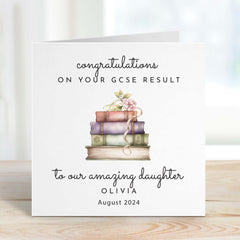 Personalised Son Gcse Result Congratulations Card With Name On Your Gcse Exam Results To Our Amazing Son From Mum And Dad