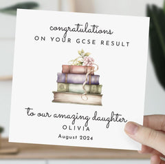 Personalised Son Gcse Result Congratulations Card With Name On Your Gcse Exam Results To Our Amazing Son From Mum And Dad