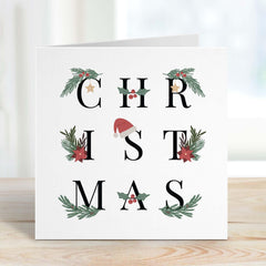 Christmas Card Xmas Gift Cards For Him Her Friend Mum Dad Grandma Grandad Corporate Christmas Card Elegant Stylish