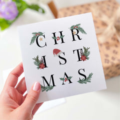 Christmas Card Xmas Gift Cards For Him Her Friend Mum Dad Grandma Grandad Corporate Christmas Card Elegant Stylish