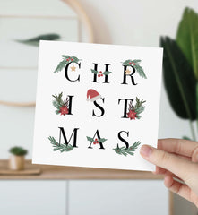 Christmas Card Xmas Gift Cards For Him Her Friend Mum Dad Grandma Grandad Corporate Christmas Card Elegant Stylish