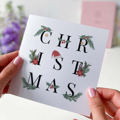 Christmas Card Xmas Gift Cards For Him Her Friend Mum Dad Grandma Grandad Corporate Christmas Card Elegant Stylish