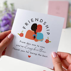 Friendship Card Christmas Birthday Thank You Card For Her To The Best Friend Girl Power True Friends Work Colleague Long Distance