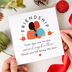 Friendship Card Christmas Birthday Thank You Card For Her To The Best Friend Girl Power True Friends Work Colleague Long Distance